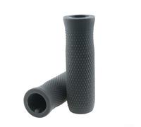 Yhenlovtt 120mm Handlebar Grips Cycling Retro Leather Having Plus 85mm Options in Black Vintage Brown Non-slip Shock Absorbing Effect for Bicycle or (120MM BLACK)