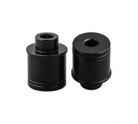 Yhenlovtt 12mm/15mm Thru Axle to 9mm Quick Release Hub Conversion Adapter, For CNC Machined 7075 Anodized Aluminum Alloy, Fits Hope, Swiss and O(2pcs 15 to 9mm)