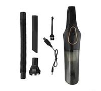 Yhenlovtt 2-in-1 Cordless Handheld Vacuum Cleaner with 100W Powerful Motor for Hard Floors, Carpets and Pet Hair, Portable USB Rechargeable Lightweight Vacuum for Home and Car(B-BLACK)