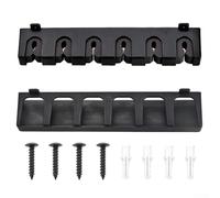 Yhenlovtt 2-pack Wall Mounted Fishing Rod Holder Storage Rack Having for Eva Foam Padding for 6 Rods Horizontal or Vertical Placement (PLUMB For EVA)