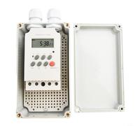 Yhenlovtt 230VAC 30A Digital Timer Switch with IP65 Waterproof Rating, 99 Daily Cycles for Street Lights, Billboards and Industrial Equipment(A)