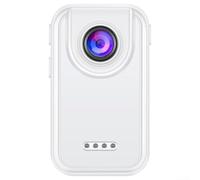 Yhenlovtt 2K Mini Body Camera | Waterproof Wearable Action Cam | with Audio Video Recording | for Work Travel Pet Walk Swimming(White)