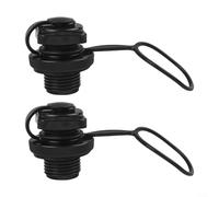 Yhenlovtt 2pcs Air Kayak with Inflatable for Boat Caps Valve Seal Quick Inflation and Deflation Plus Spiral Rubber Screw Type for Replacement