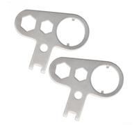 Yhenlovtt 2pcs Scuba Plus for Bcd Power and Service Tool Set Stainless Steel Repair Maintenance Inflator Valve for Tank Kit Diving for Bcd Inflator (2PCS)