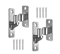 Yhenlovtt 2pcs with screws, 304 Stainless Steel Heavy Duty Gate Hinge, Female and Male Wall Mounted Hinges for Fence, Farm and Barn Gates, 600 lbs Load Capacity