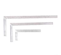 Yhenlovtt 3 Pcs L Shape Angle Square Ruler Set Stainless Steel 30 50 60 cm for Woodworking Right Angle Measurement Tool Compatible with Carpentry and Construction Projects