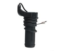 Yhenlovtt 3 Wire Throttle Grip for Electric Scooter and Pocket for Bike 24v 36v 48v Compatible Right Side Handlebar with 1.2m Cable Black Rubber Grip