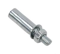 Yhenlovtt 4-pack for Bicycle Standard Cotter Pins 9.5mm (3/8) for Raleigh Crank Chainwheel - Steel Having Nuts and Washers