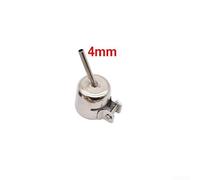 Yhenlovtt 45 Degree Curved Angle Welding Nozzle for 850 Series Hot Air Rework Station, Stainless Steel Soldering Tip with 3/4/5/6/8/10mm Inner Diameter, Silver(4mm)
