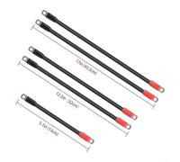 Yhenlovtt 4awg Heavy Duty Electric for Bike Battery Cable Wiring Kit for 36v 48v 60v 72v Cart Plus E-for Bike with Sc35 to 8 Copper Connectors from 25 to 63cm Le (KIT4)