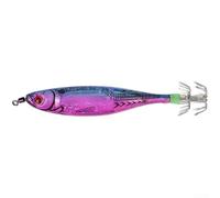 Yhenlovtt 5-Pack Glow-in-the-Dark Squid Lures with Fluorescent Hooks for Night Fishing, Realistic Swimming Action Crankbaits for Saltwater and Freshwater, 17.8 cm(E)