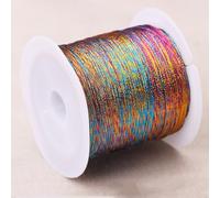 Yhenlovtt 50m Fishing Rod Guide Winding Thread Rod Building Line Wire Polyester Fiber Ring(COLOR)