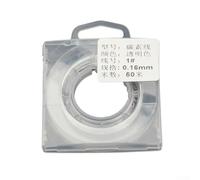 Yhenlovtt 50m Fluorocarbon Sinking Fishing Line Carbon Fiber Leader Thread with 1.81-3.63kg Pulling for Sea Fishing(2.0)