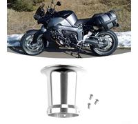 Yhenlovtt 50mm For CNC Carburetor Air Filter Wind Cup, Aluminum Alloy Retrofit Kit for PE VM Carburetors, Compatible with 21mm 24mm 26mm 28mm 30mm Motorcycle For ATV UTV(SILVER)