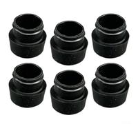 Yhenlovtt 6-Pack 0.335/0.350/0.370 Inch Soft Silicone Ferrules Shaft Sleeve Adapter Compatible with PING G425 G410 G400 G30 G25 Drivers, Fair(335/350 lengthen)