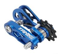 Yhenlovtt ain Tensioner for 8 to 12 Speed Conversion, Adjustable Single Speed Chain Guide with Floating Pulley for Hanger Dropout Frames, Aluminum A(BLUE)