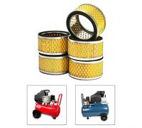 Yhenlovtt Air Compressor Filters Replacement Set of 5-95x70x52mm Intake Paper Filter Elements for Air Pumps, Blowers, Generators, Boilers - Heavy Duty with Cladding