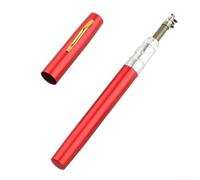Yhenlovtt Aluminium Pocket Fishing Rod Alloy Style for Freshwater and Saltwater Telescopic Having Ultralight 1m Pen Angling Travel Rod (red)