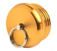 Yhenlovtt Aluminum Alloy Fishing Rod End Cap Having Pull Ring 8.from 5 to 22mm Thread Diameter for Rod Building and Repair (17MM)