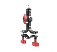 Yhenlovtt Aluminum Alloy Gear Handlebar Clamp Camera Mount With 270 Degree Rotation For Road Cycling Motorcycle Touring Off Road POV 22mm To 48mm Compatibility