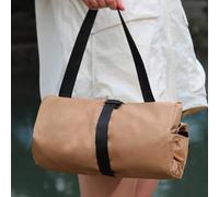 Yhenlovtt And Electrician Tool Tools Portable Roll-up De Bag Pockets for Oxford Camping Carpentry Foldable Outdoor Storage Zippered Having Multiple (KHAKI)