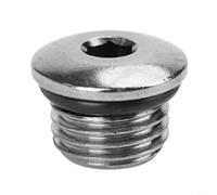 Yhenlovtt And Oring Lp Plug for Regulator Hp Resistant 3 over 8 Scuba 7 over 16 Threaded Brass Fittings with Diving Ports for Scuba (16720 HP)