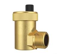 Yhenlovtt Automatic Air Release Valve G1/2, Brass Construction With Threaded Design, Pressure Relief For Water Heating Systems In Home Improvement Projects(Copper)