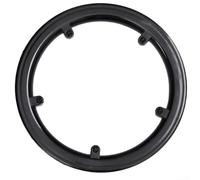 Yhenlovtt Bicycle Chainring Guard 48T Crankset Dust Cover Plastic Chainwheel Shield for 4-5 Hole MTB Folding Bike Anti Oil-Splash(48T)