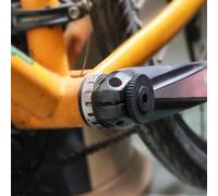 Yhenlovtt Bicycle Repair Tool with Aluminum Alloy Bottom Bracket Remover Wrench for Road and Mountain Bikes Featuring Tooth Shape for Non Slip Operation (Black)