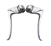 Yhenlovtt Bike Brake Levers 22-24mm, Alloy Ultralight Handlebars, Digital Paint Finish, Quick Return Spring for City Road Mountain Bikes, Silver