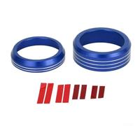 Yhenlovtt Blue, Aluminum Alloy Media Volume Gear Shift Switch Knob Cover For Ring for For For Mach-E 2021-2024