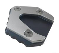 Yhenlovtt Bracket Kickstand for Plate Foot Pedal Cover Aluminum Side 2023 Models Extension Alloy Enlarged Pg1 Stand Motorcycle with Accessory (GRAY)