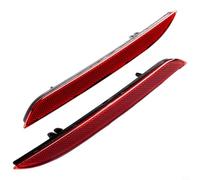 Yhenlovtt Bumper Reflector Set, For Durable ABS Red Rear Inserts for Left and Right Side, Compatible with 2015-2017, For Easy Direct Replacement