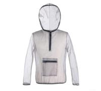 Yhenlovtt Camping Jacket Clothing Hood for Gardening Hiking Plus Antibugs Polyester to Carry Breathable Easy Insect Outdoor Having for Protection (XXL)
