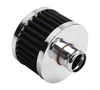 Yhenlovtt Car Air Filter 23mm Cone Cold Air, High Flow Vent Breather for Vehicle Engine Protection, For Durable Metal Rubber Build(BLACK)