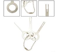 Yhenlovtt Car Electrical Terminal Removal Tool Set, Stainless Steel Pin Extractor for Wiring Harness Connectors with 1mm 2mm 3mm Pitch Sizes, 3pcs Kit for