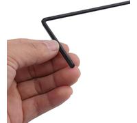 Yhenlovtt Carbon Steel 4mm 5mm Ball End Guitar Truss Rod Wrench Tool for Acoustic, Electric Guitar and Bass Neck Adjustment and Bridge Screw Locking (4MM)