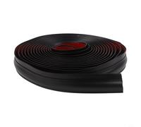 Yhenlovtt Carpet For Edge Strip Floor Transition Trim for Up to 10mm Carpet Thickness - For Durable TPE Threshold Strip, 6m Length, Brown (Parent)(BLACK 6M)