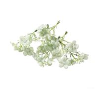 Yhenlovtt Charming DIY Hydrangea Silk Flowers for Weddings, Hair Accessories - 8cm Artificial Wildflowers in Blue, Purple, Pink, Red, Yellow, White, (IS GREEN)