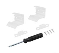 Yhenlovtt Clear RV Sliding Mirrored Door Latch Replacement Parts - 2-Pack or 4-Pack Plastic Door Lock with Mounting Screws for Camper Tra(2 PACK)