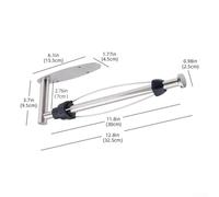 Yhenlovtt Damping stainless steel paper towel holder mounted roll holder(A)