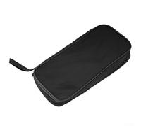 Yhenlovtt Digital Multimeter Storage Bag Waterproof Shockproof Canvas Pouch for Test Equipment Tool Case Black Soft Carrying Bag(L)