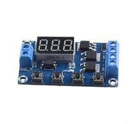 Yhenlovtt Digital Relay Delay Timer Control Switch Board Module with MOS Tube for DC 5V to 36V, Adjustable Timing from 0.1 Seconds to 999 Minutes, Noiseless and