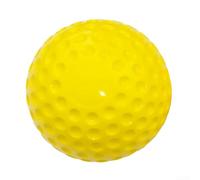 Yhenlovtt Dimpled Practice Baseballs for Pu Training Balls Yellow 9in/12in Machines Polyurethane Batting Pitching and Fielding Trainer (9inch)