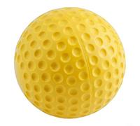 Yhenlovtt Dimpled Practice Trainer 9in/12in Pu Polyurethane Machines Batting Plus Fielding Baseballs Training Balls for Pitching Yellow (12inch)