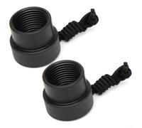 Yhenlovtt Diving Tank Cap Dust Din 1st Stage Regulator for Valve with Abs Dust Cover Blueprint Threaded Vented Protector for 200/300 Bar (2pcs)