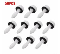 Yhenlovtt Door Panel Trim Interior Fastener Clips, 50pcs For Durable White Plastic Retainers for Jaguar S-Type 1999-2007 and X-Type 2001-2009, Replaces C2S13494