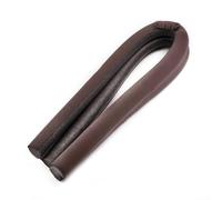Yhenlovtt Doorstop, Door Brush Seal Strip Draught Excluder, Fire Smoke Seal Intumescent Door Strips, Foam Insulation Tape Self, 95X10cm(brown)