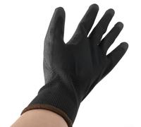 Yhenlovtt Dustproof Hand Protection with PU Coating 12 Pair Set Suitable for Various Work Environments (L)