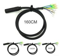 Yhenlovtt Ebike For Bafang 9Pin Motor Extension Cable Cord, Flame Retardant and Copper Wire for Hub Motors (65CM)